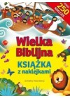 WIELKA BIBLIJNA KSIAZKA Z NAKLEJKAMI