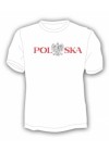 KOSZULKA MESKA BIALA POLSKA ROZNE ROZMIARY