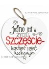 SERCE CERAMICZNE - JEDNO JEST W ZYCIU SZCZESCIE - NR 16