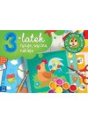 3 LATEK RYSUJE WYCINA NAKLEJA