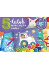 5-LATEK RYSUJE, WYCINA, NAKLEJA. KSIAZECZKA EDUKACYJNA DLA KREATYWNEGO DZIECKA