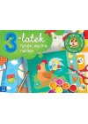 3-LATEK RYSUJE, WYCINA, NAKLEJA. KSIAZECZKA EDUKACYJNA DLA KREATYWNEGO DZIECKA